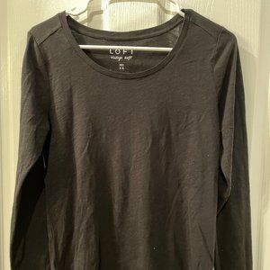 LOFT; Vintage Soft - Size XS long sleeve grey t-shirt